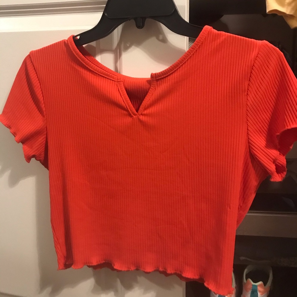 Red Cropped Top